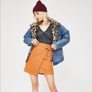 Dolls Kill Daisy Street Corduroy Wrap Skirt